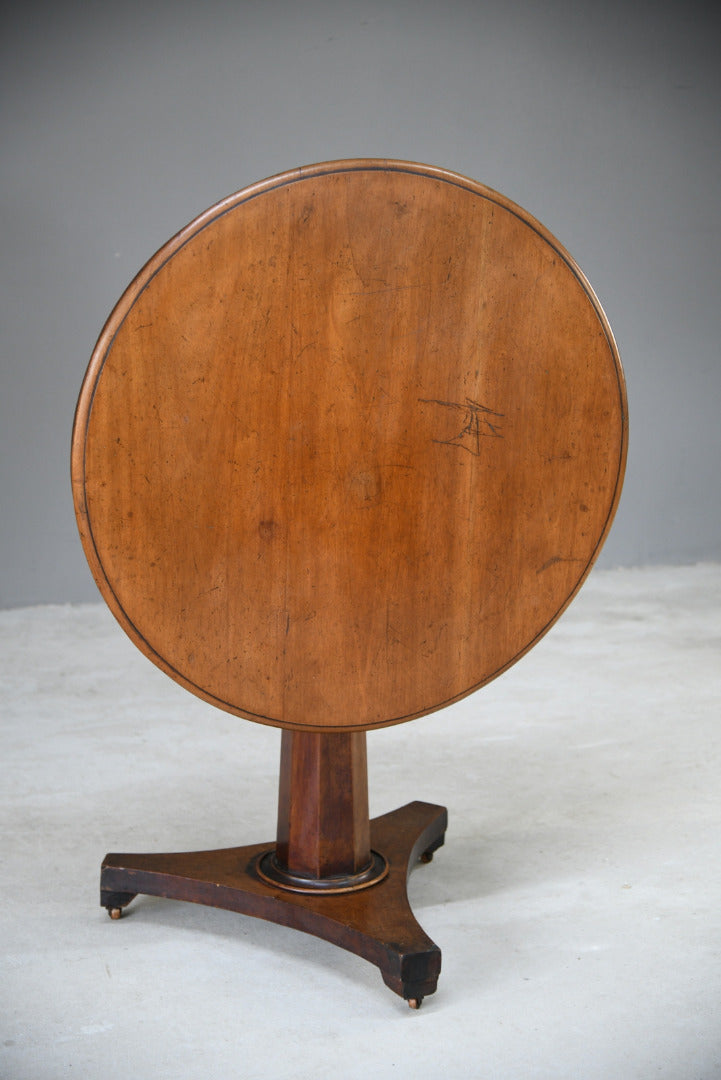 Mahogany Tilt Top Centre Table