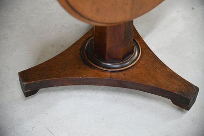 Mahogany Tilt Top Centre Table