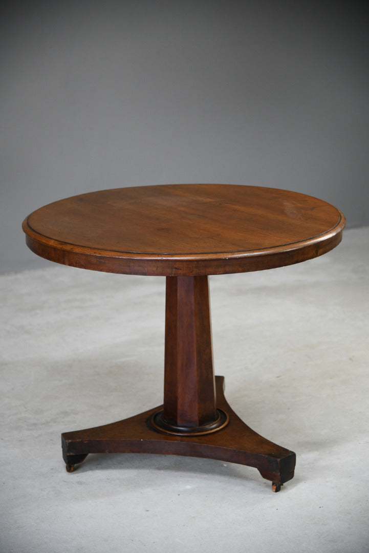 Mahogany Tilt Top Centre Table