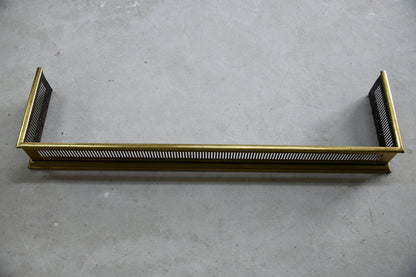 Antique Brass Fire Fender