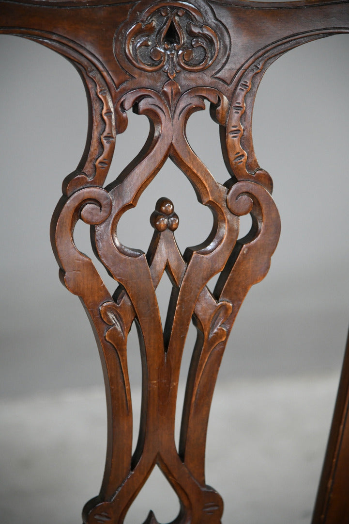 4 Chippendale Style Dining Chairs