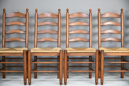 6 Ladderback Dining Chairs