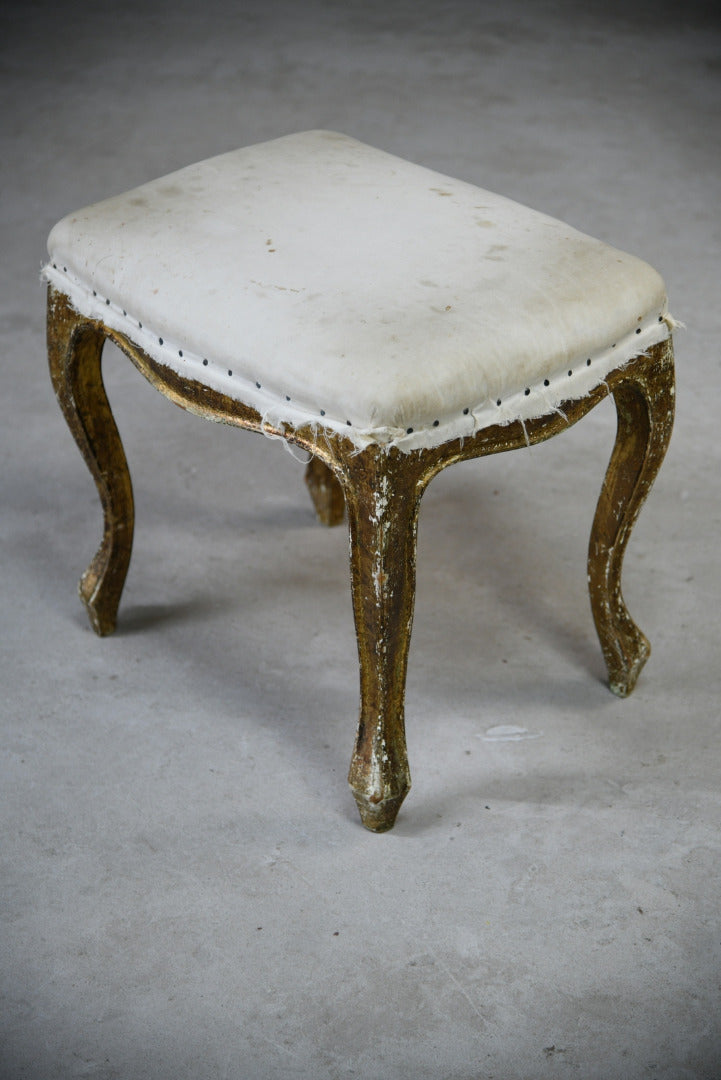 Gilt Dressing Stool