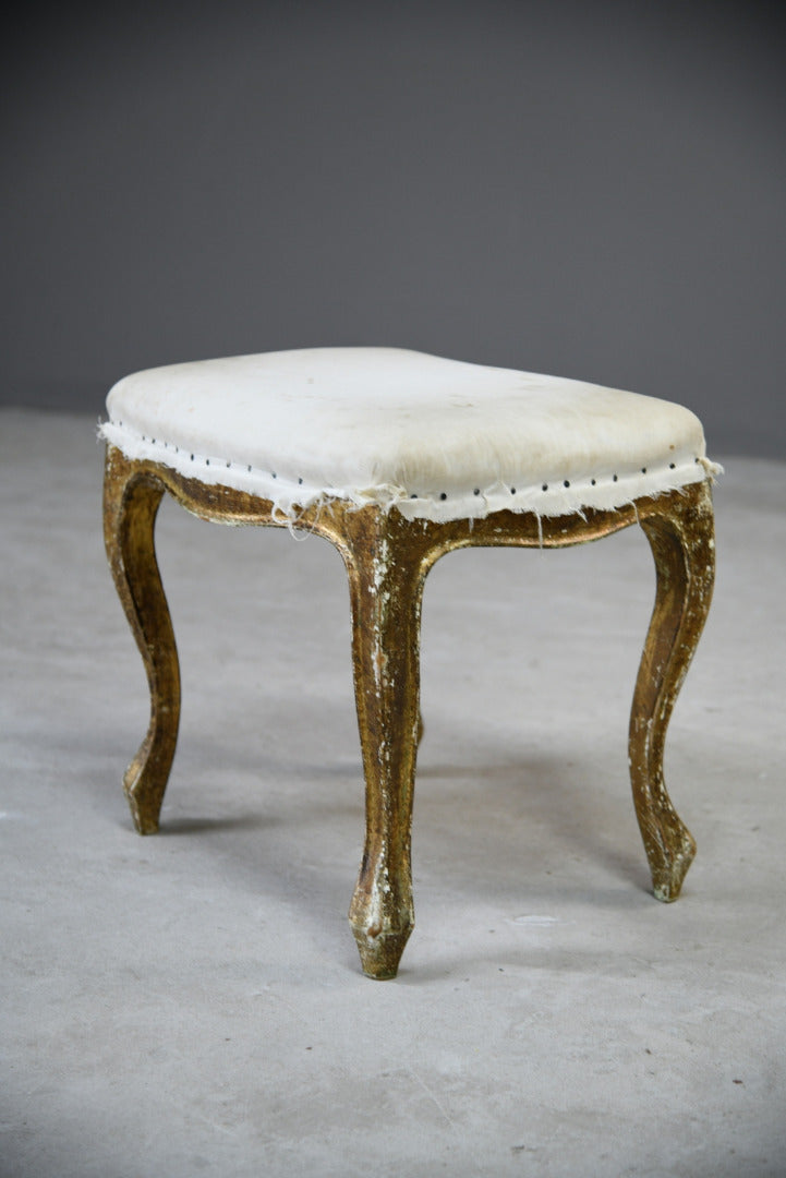 Gilt Dressing Stool