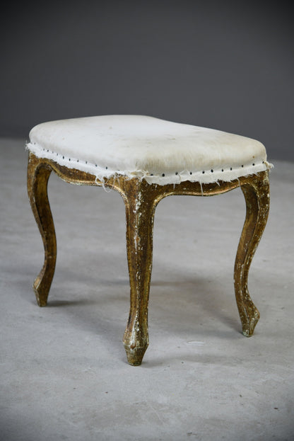 Gilt Dressing Stool