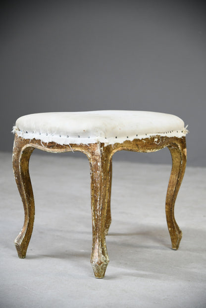 Gilt Dressing Stool