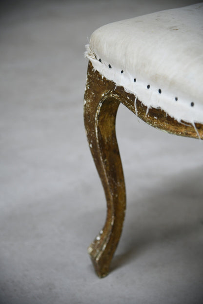 Gilt Dressing Stool