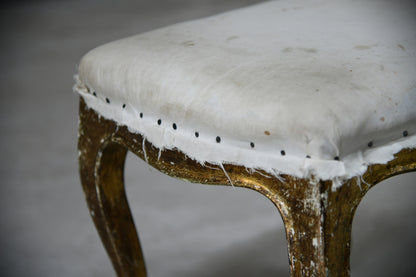 Gilt Dressing Stool