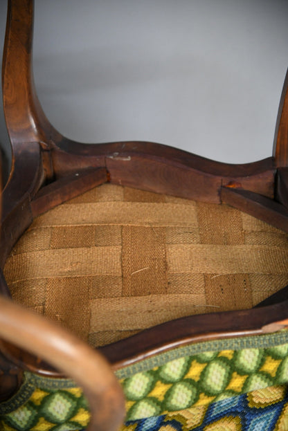 Set 6 Victorian Walnut Dining Chairs