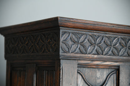 Gothic Revival Oak Cupboard