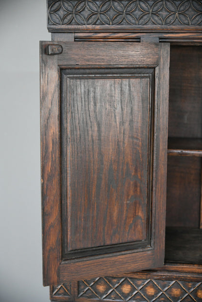 Gothic Revival Oak Cupboard