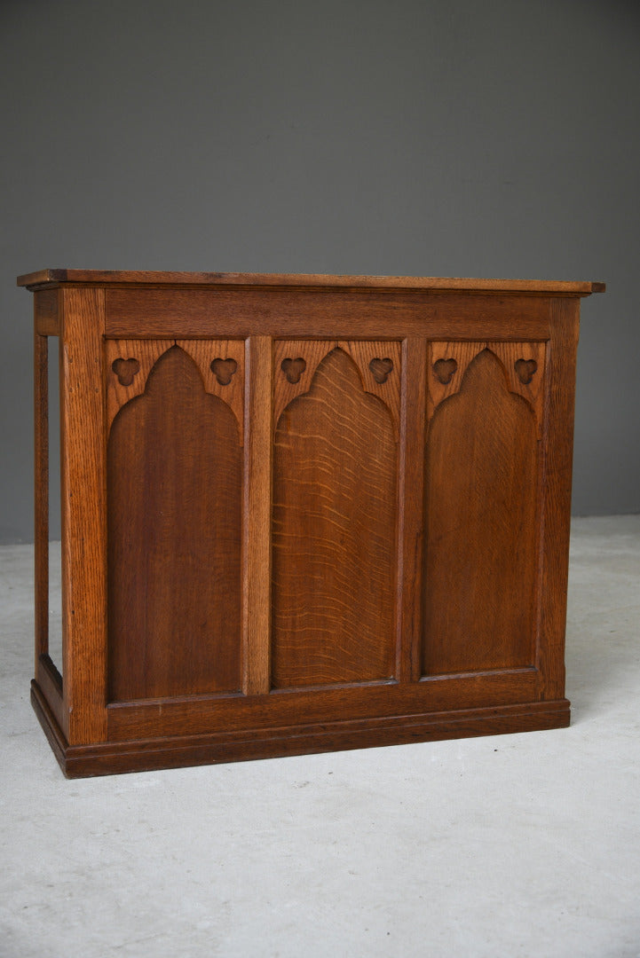 Ecclesiastical Oak Counter