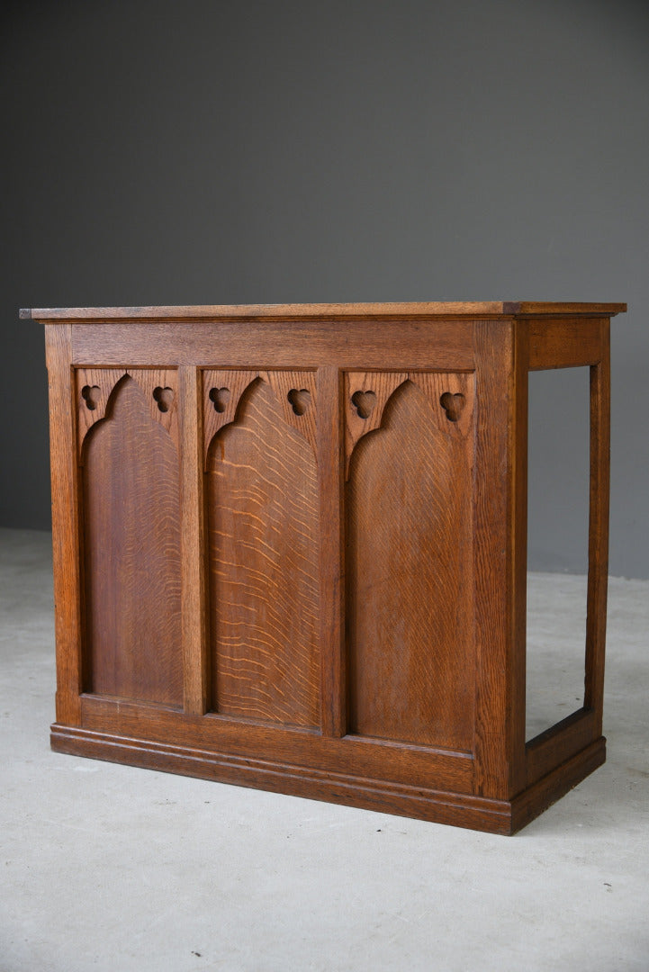 Ecclesiastical Oak Counter