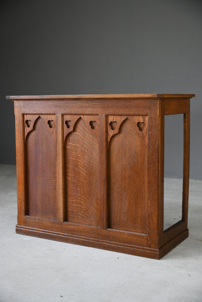 Ecclesiastical Oak Counter
