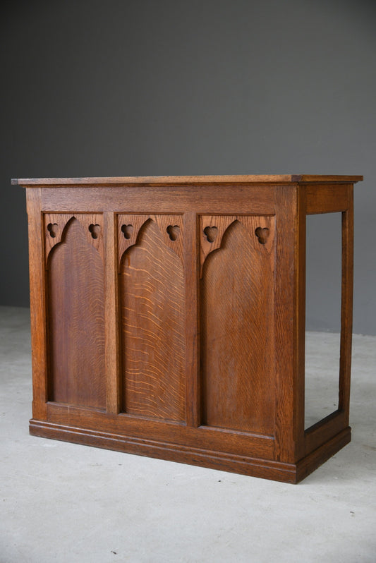 Ecclesiastical Oak Counter
