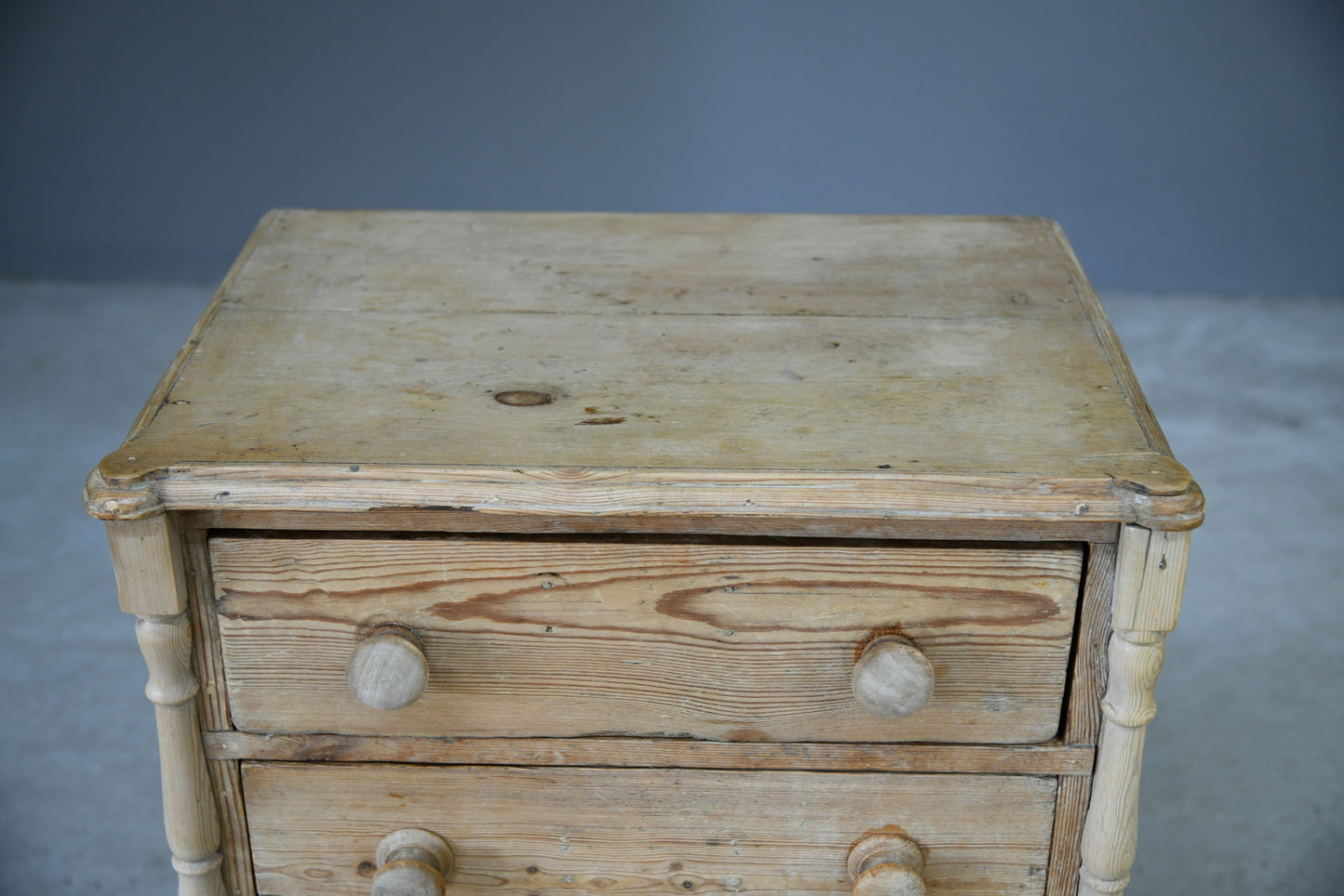 Antique Small Pine Chest of Drawers
