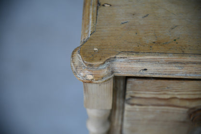 Antique Small Pine Chest of Drawers