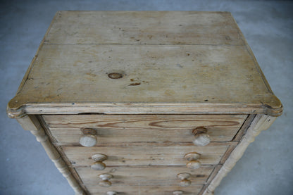 Antique Small Pine Chest of Drawers
