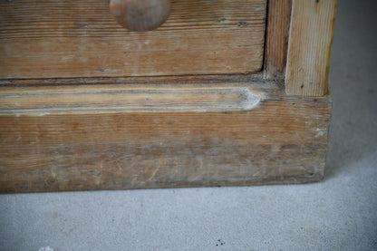 Antique Small Pine Chest of Drawers