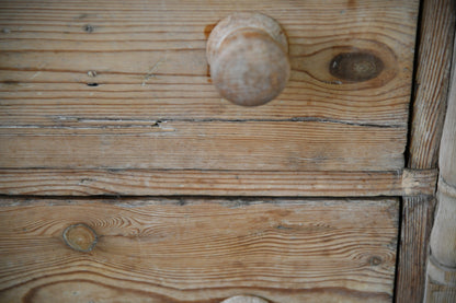 Antique Small Pine Chest of Drawers