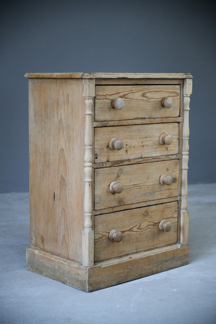Antique Small Pine Chest of Drawers