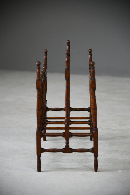 Arts & Crafts Oak Magazine Rack