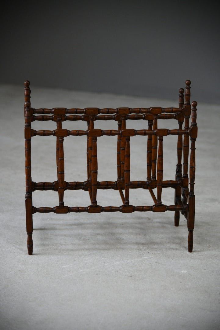 Arts & Crafts Oak Magazine Rack