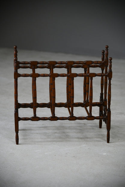 Arts & Crafts Oak Magazine Rack