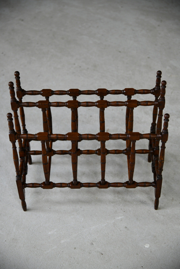 Arts & Crafts Oak Magazine Rack