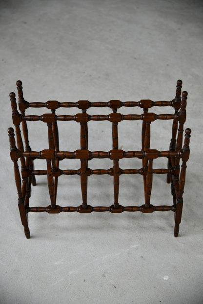 Arts & Crafts Oak Magazine Rack