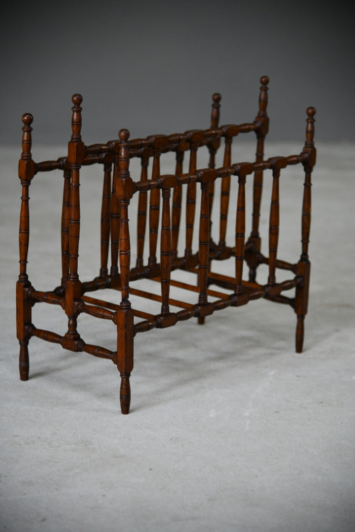 Arts & Crafts Oak Magazine Rack