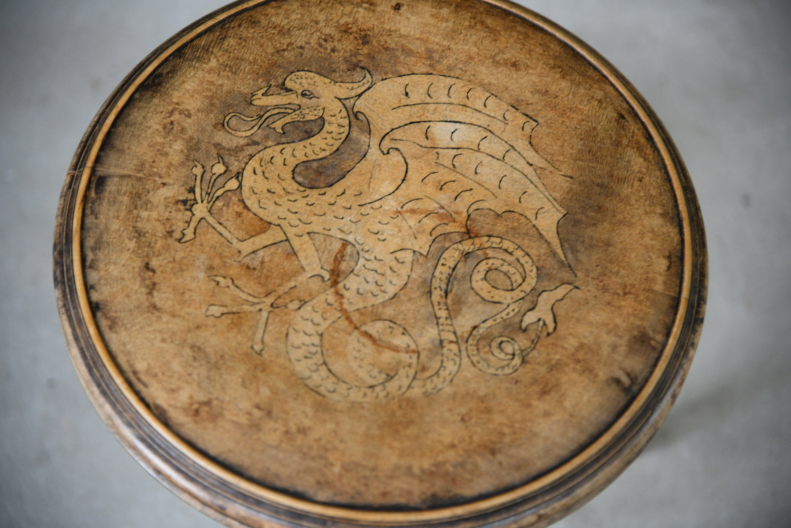 Small Victorian Beech Stool
