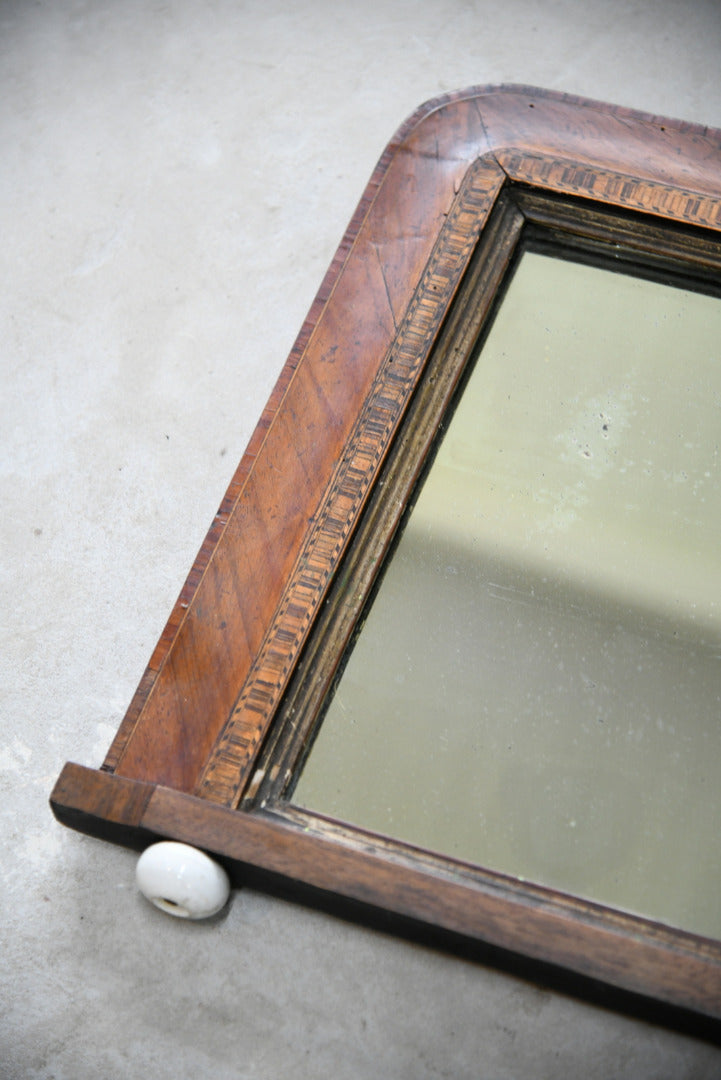 Victorian Inlaid Overmantle Mirror