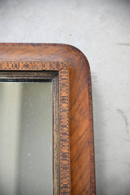 Victorian Inlaid Overmantle Mirror