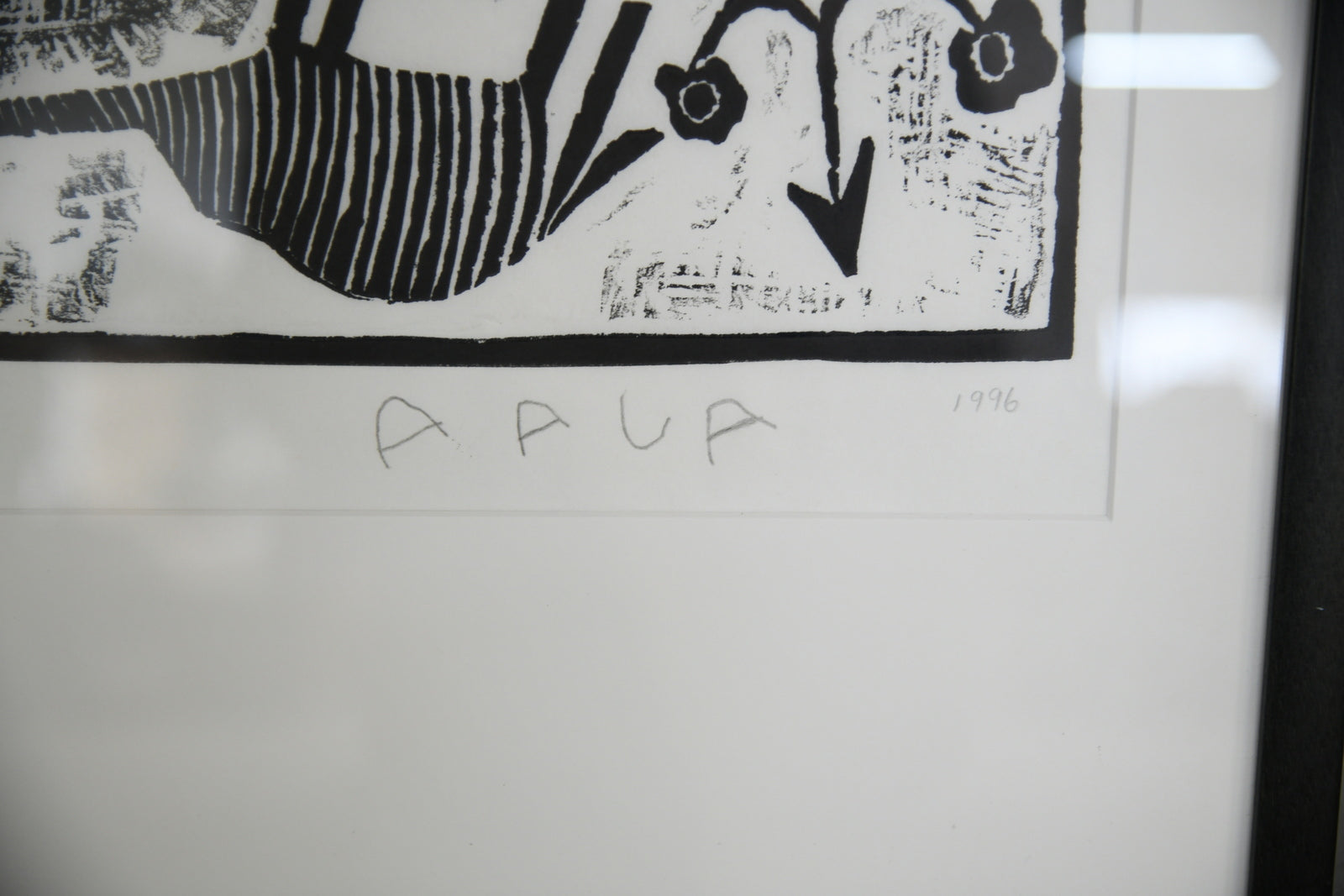 African Lino Cut Print