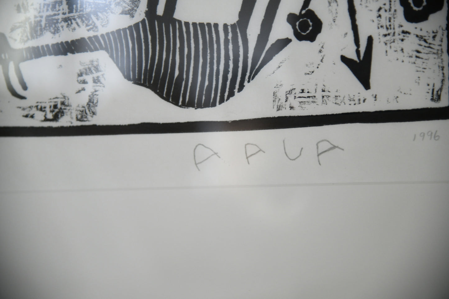 African Lino Cut Print