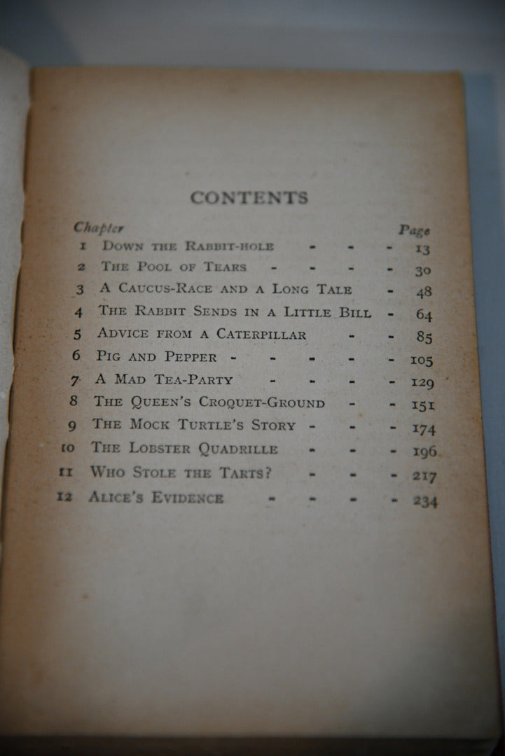 Alice In Wonderland - Lewis Caroll