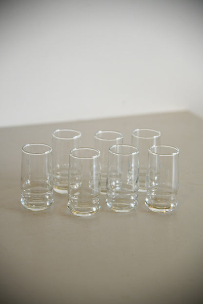 7 Vintage Lemonade Glasses