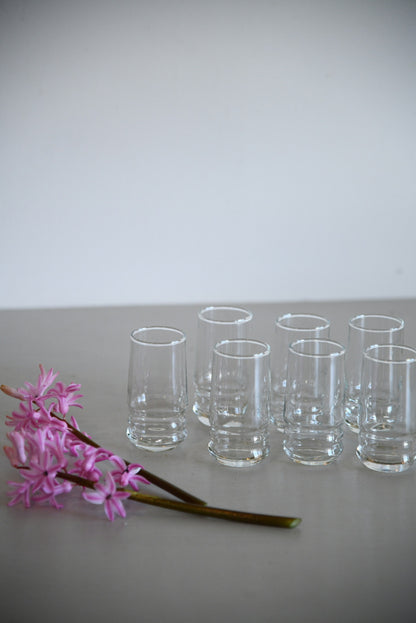 7 Vintage Lemonade Glasses