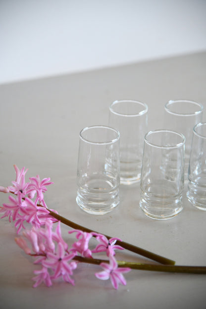 7 Vintage Lemonade Glasses