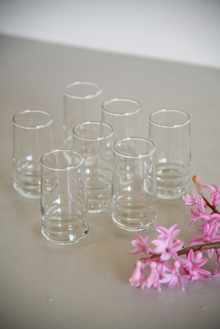 7 Vintage Lemonade Glasses