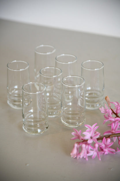 7 Vintage Lemonade Glasses