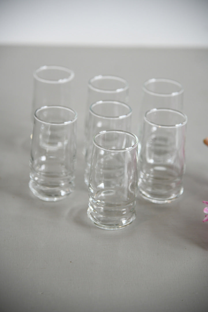 7 Vintage Lemonade Glasses