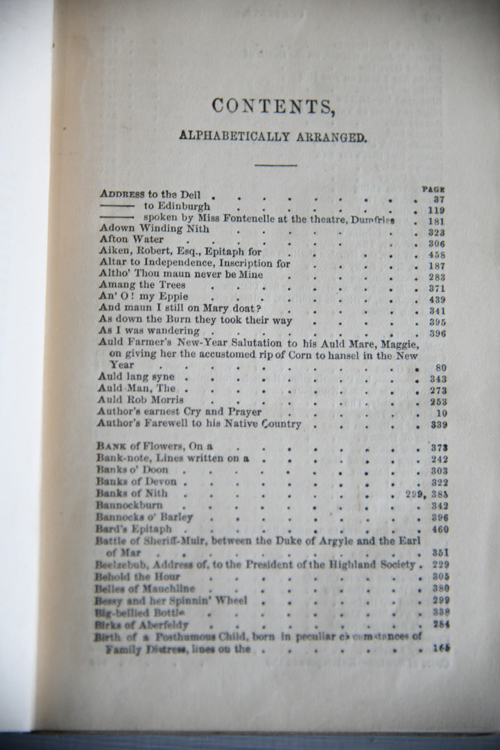 The Poetical Works of Robert Burns