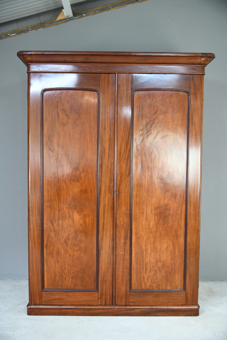 Large Antique Victorian Mahogany Cupboard