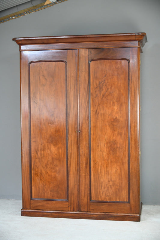 Large Antique Victorian Mahogany Cupboard