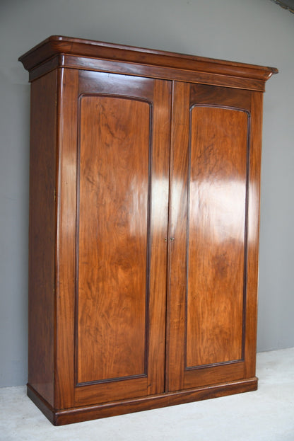 Large Antique Victorian Mahogany Cupboard