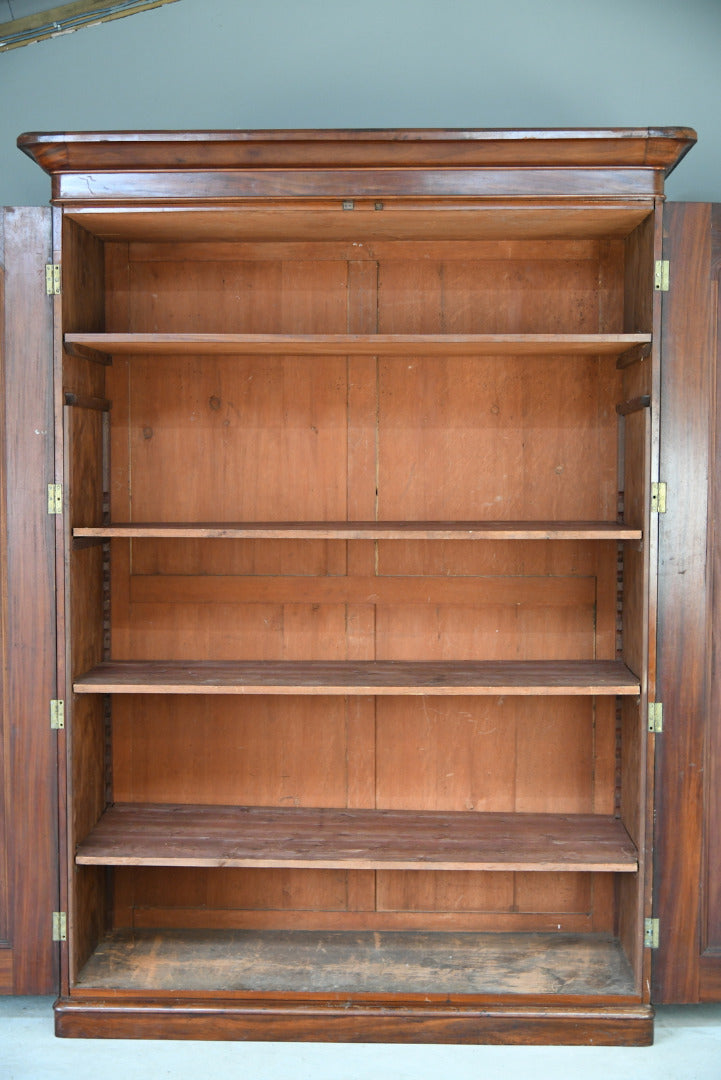 Large Antique Victorian Mahogany Cupboard