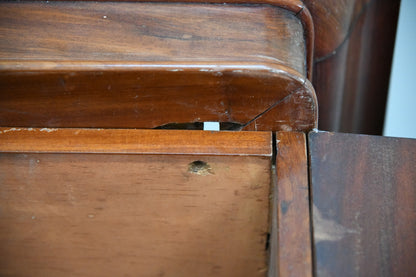 Large Antique Victorian Mahogany Cupboard