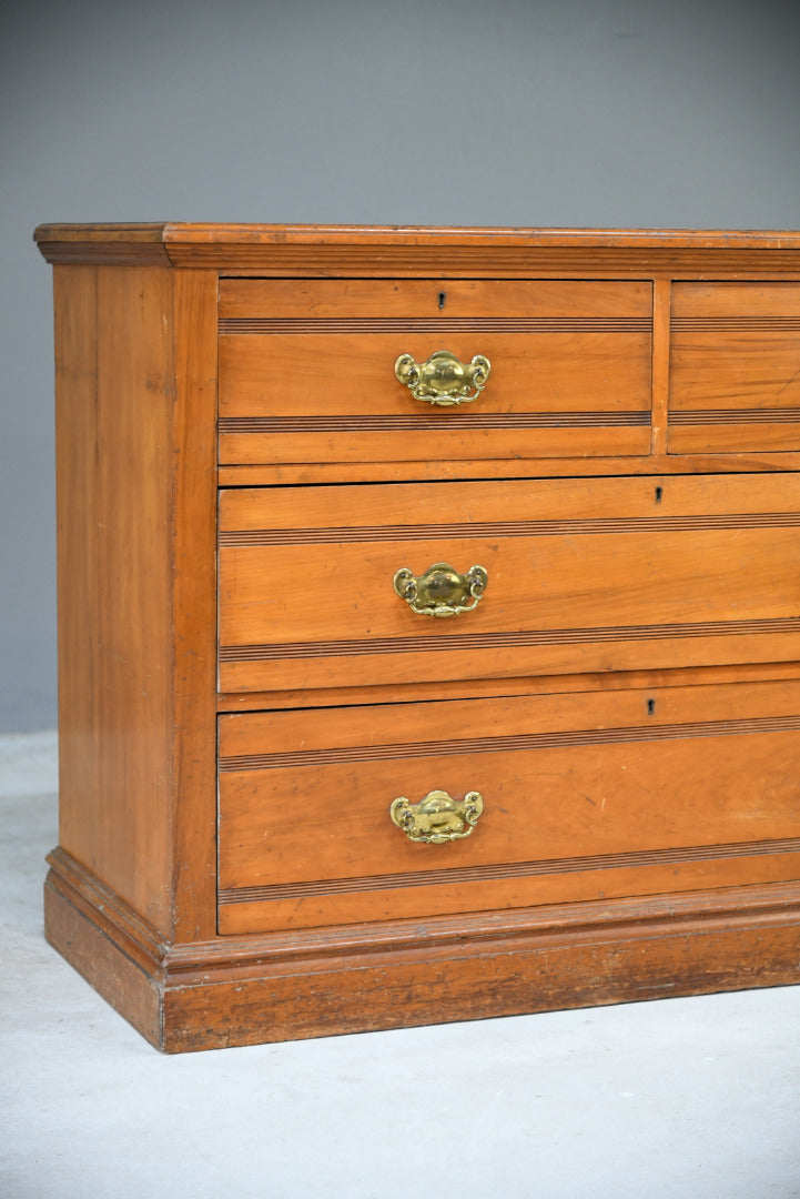 Edwardian Satin Walnut Chest of Drawers